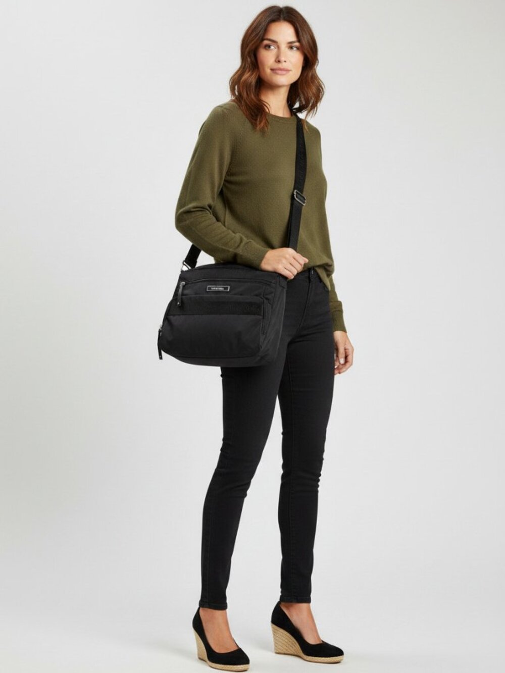 Calvin Klein Black Messenger Bag